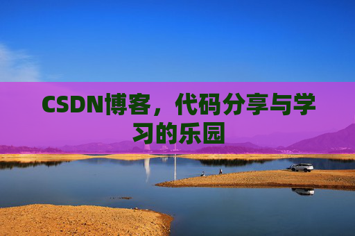 CSDN博客，代码分享与学习的乐园